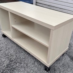 キャスター付きローテーブル テレビ台 幅70cmの画像