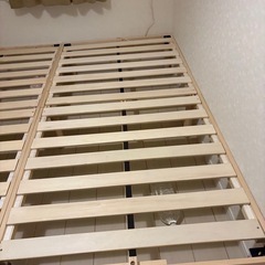 シングルすのこベッドの画像