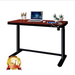 PYKES PEAK S200-LITE 電動スタンディングデスク 120×60cm ウォールナットブラック／引き出し付き／USBポート搭載／動作確認済み【直接取引限定・練馬】の画像