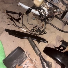 NS50F フレーム タンク メインキー 部品取り レストアベースの画像