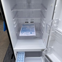 三菱 冷蔵庫 146L 2015年製 MR-P15Z-B ブラックの画像