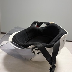 ヘルメット　白（スモークシールド付き）の画像