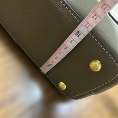 極美品　creema クリーマー　牛革ベージュ　ハンドバッグ ショルダー付き  の画像