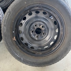 5穴 鉄ホイール 15インチ  PCD100の画像