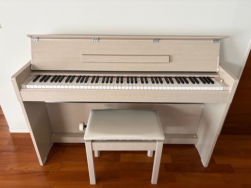 YAMAHA 電子ピアノ YDP-S34 ホワイト 2021年製 椅子付き 美品