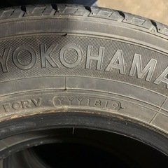 155/80-14 88/86 ヨコハマ　RY52  2019年製の画像