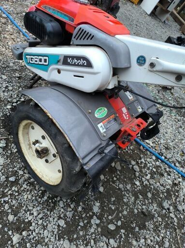 クボタ TG600 管理機 1発始動 前後進OK ライト点灯 動作確認済み
