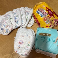 紙パンツL〜ビッグサイズ、トイトレパッドなどのまとめ売りの画像