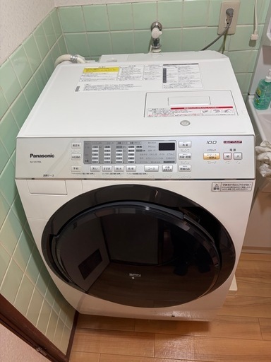 Panasonic ドラム式洗濯乾燥機 NA-VX3700L 2017年製 10kg/6kg (TZY) 杁 