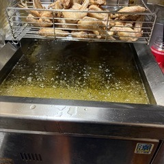 フライヤー&油の画像