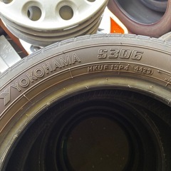 中古タイヤ‼️155-65-13‼️２本‼️の画像