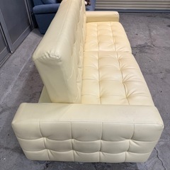 ソファーベッド　合皮レザー　2人掛け　3人掛け　リクライニングの画像