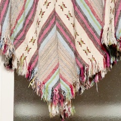 フード付き　ポンチョ　の画像