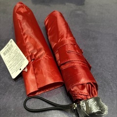 ☂️折りたたみ傘✨新品未使用53㎝赤の画像