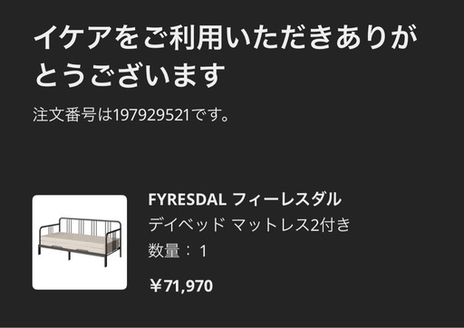 IKEA FYRESDAL フィーレスダル デイベッド ベッドフレームのみ (nm 
