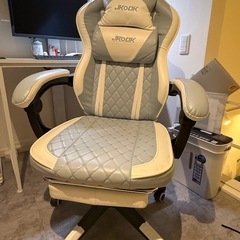 【定価14,980】ゲーミングチェア　水色