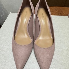 【CHARLES & KEITH】パンプス ピンクベージュ 34の画像
