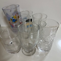 グラス湯呑みコップ　ミックスセットの画像