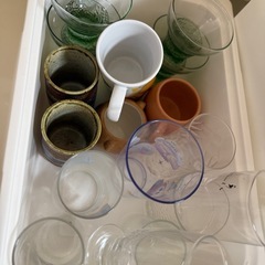 グラス湯呑みコップ　ミックスセットの画像