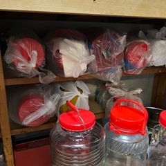 梅酒の瓶3個まとめての画像