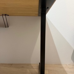 【3/31までお引取限定!!】KANADEMONO THE TABLE 140×70 無垢調デスク ナチュラル×黒脚　 カナデモノ  の画像