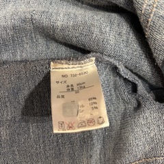 【⠀激カワ  】デニムジャケット Gジャン 90cmの画像