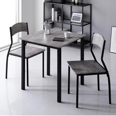 RASIK ダイニングテーブルセット 2人用 3点セットの画像