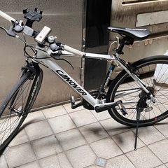 【2024年購入・美品】CANOVER KRNOS クロスバイク 21段変速 700×28Cの画像