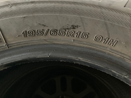 BRIDGESTONE 195/65R15 25年製造　夏タイヤ