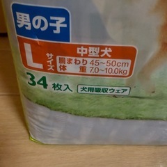 マナーパンツ男の子用Lの画像