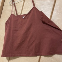 体型カバー　ビスチェ　キャミソール　LL  ブラウンの画像