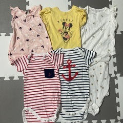 女の子夏服一式(1.2歳向け)サイズ80-90の画像