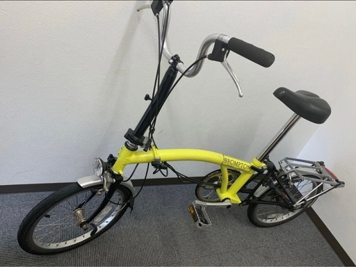 【英国】BROMPTON ブロンプトン　折りたたみ自転車 イエロー