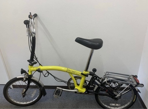 【英国】BROMPTON ブロンプトン　折りたたみ自転車 イエロー