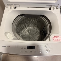 IPK85⭐️美品⭐️ ツインバード ステンレス槽洗濯機　7.0kg  2022年💁‍♀️の画像
