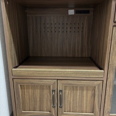 食器棚 レンジ台 完成品 カウンターの画像