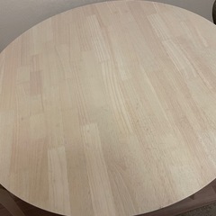 LOWYA ダイニングテーブルセット 丸テーブル の画像