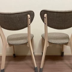 LOWYA ダイニングテーブルセット 丸テーブル の画像