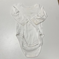 80  長袖ロンパース 肌着　インナー　ベビー服の画像