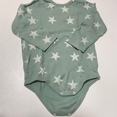 80  長袖ロンパース 肌着　インナー　ベビー服の画像