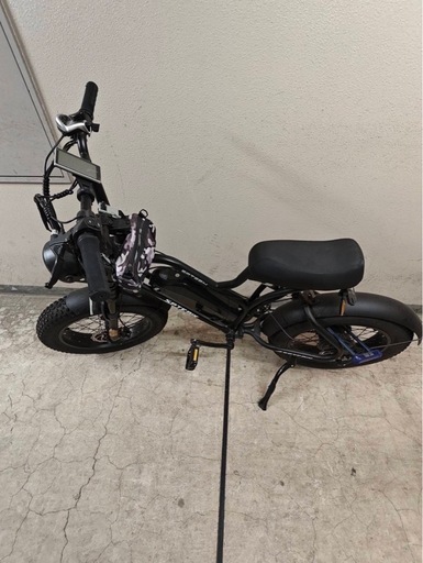 電動アシスト自転車 ファットバイク 20インチ ブラック