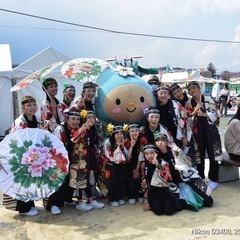 青梅市第三小学校でよさこい教室の画像