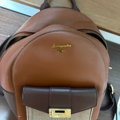 Samantha Vega ブラウン リュック・バックパックの画像