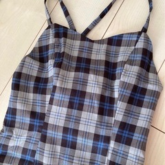 ハイウエストマーメイドジャンバースカートの画像