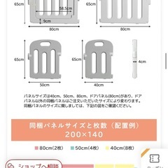 【3/30〜4/4限定】お値引きok！美品！ベビーサークル 140×200 破損なし◎　 の画像