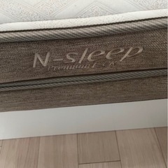 【マットレス付】ニトリ　シングルベッド　Nスリープ　マットレスの画像