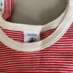 プチバトー12ヶ月ロンパース
の画像