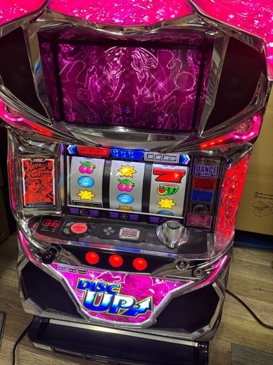 美品 Sammy サミー 5.9号機 パチスロ ディスクアップ/ZS コイン不要機 ボリューム調整 スロット台