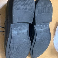 激安！レディース革靴 24.0cm ブラック 早い者勝ちの画像