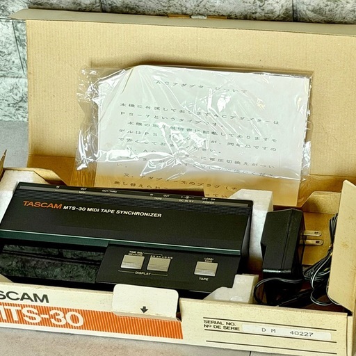 TASCAM「MTS-30」MIDI TAPE SYNCHRONIZER